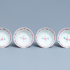 Een 56-delig Chinees famille rose servies voor de Straits of Peranakan markt, 19e eeuw — foto 44