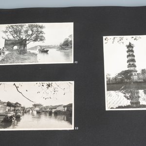 Een aantrekkelijk reisalbum met 107 zwart-witfoto's uit China, ca. 1900-1920 — foto 28
