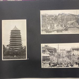 Een aantrekkelijk reisalbum met 107 zwart-witfoto's uit China, ca. 1900-1920 — foto 50
