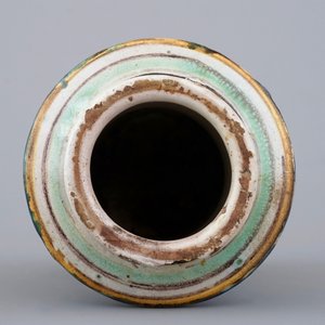 Een albarello in Italiaanse majolica, Sicilië, 17e eeuw — foto 5