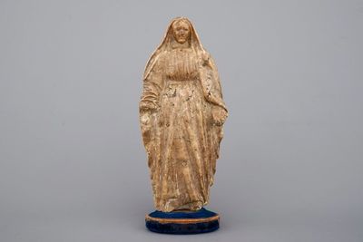 Een albasten Maria, Engeland of De Lage Landen, 16/17e eeuw