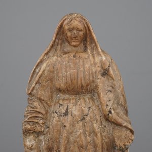 Een albasten Maria, Engeland of De Lage Landen, 16/17e eeuw — foto 5