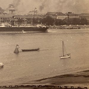 Een album met negen zilver gelatine albumine foto's, w.o. de Bund in Shanghai, gedat. 1899 — foto 58