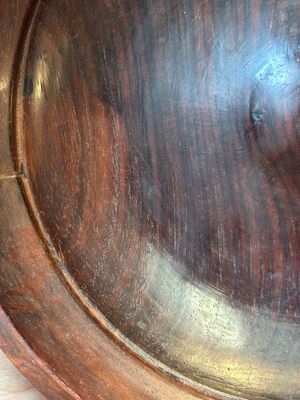 Een bijzondere Chinese archaïstische bronzen wierookvat met houten deksel, 'gui', Song — foto 7