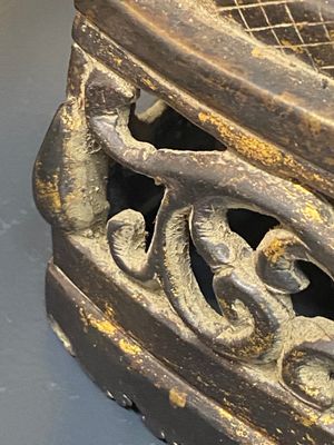 Een Birmese bronzen Shan Boeddha met sporen van vergulding, 16/17e eeuw — foto 14