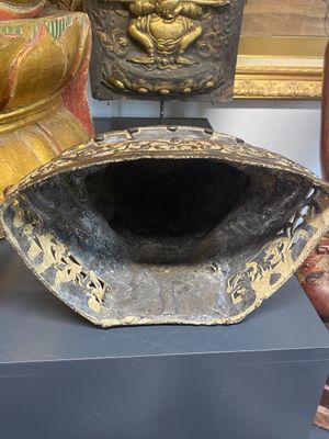 Een Birmese bronzen Shan Boeddha met sporen van vergulding, 16/17e eeuw — foto 19