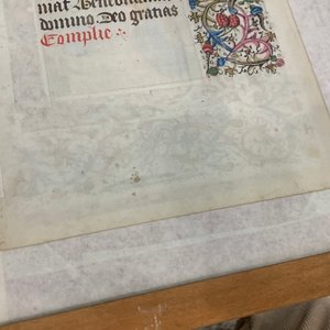 Een bladzijde uit een verlucht getijdenboek, wellicht Vlaams, 15e eeuw — foto 7