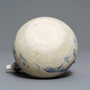 Een blauw-witte Annamese kendi in de vorm van twee eenden, Vietnam, 14/15e eeuw — foto 6