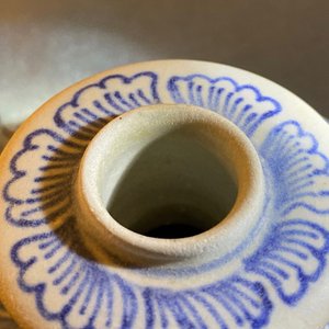 Een blauw-witte Annamese kendi in de vorm van twee eenden, Vietnam, 14/15e eeuw — foto 9