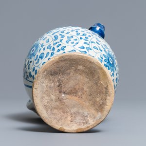 Een blauw-witte Antwerpse majolica siroopkan, 2e helft 16e eeuw — foto 7