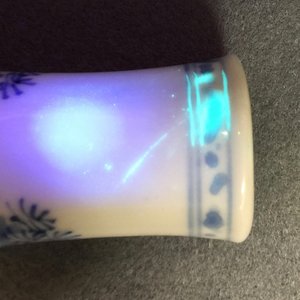 Een blauw-witte Chinese dubbele gourde vaas, Kangxi — foto 7