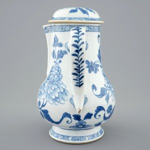 Een blauw-witte Chinese kan met deksel, Kangxi — foto 5