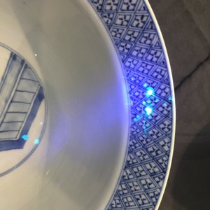 Een blauw-witte Chinese klapmuts kom, Kangxi merk en periode — foto 8