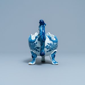 Een blauw-witte Delftse sauskom, 18e eeuw — foto 3