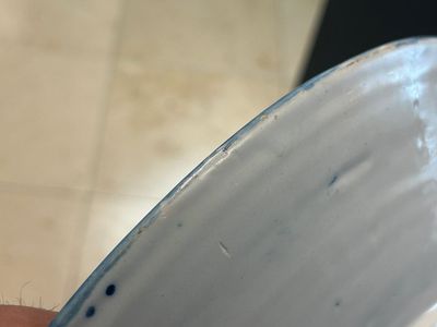 Een blauw-witte Delftse schotel met Venus, eind 17e eeuw — foto 2