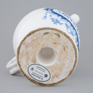Een blauw-witte Delftse siroopkan "Absynthy", 18e eeuw — foto 7