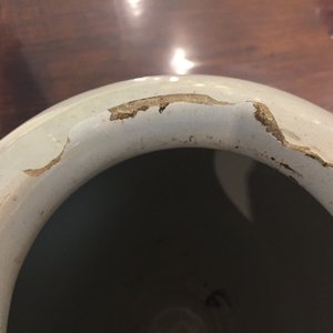 Een blauw-witte Delftse tabakspot "De Hoop", met koperen deksel, 18e eeuw — foto 7