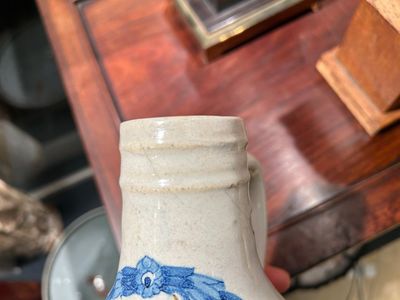 Een blauw-witte Portugese wapenkan met inscriptie Jacob Schröder, Lissabon, gedat. 1644 — foto 11