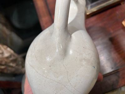 Een blauw-witte Portugese wapenkan met inscriptie Jacob Schröder, Lissabon, gedat. 1644 — foto 4