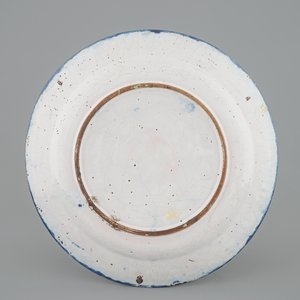 Een blauw-witte schotel in Engelse Delftware, Bristol, 18e eeuw — foto 2