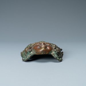 Een bronzen masker van een godin, Tibet of Zuidoost-Azië, 19e eeuw — foto 7