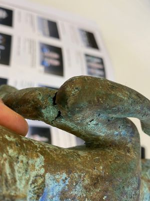 Een bronzen sculptuur van Harihara, India, wellicht Gupta periode, 8e eeuw — foto 9