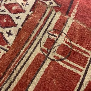 Een ceremonieel patola doek voor de Indonesische markt met VOC-stempel, Gujarat, India, 17e eeuw — foto 23
