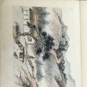 Een Chinees album met aquarellen en kalligrafie, 19/20e eeuw — foto 11