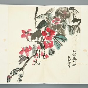 Een Chinees album met schilderingen van bloesemtakken, 20e eeuw — foto 6
