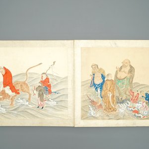 Een Chinees album met tekeningen, 19/20e eeuw — foto 3