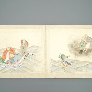 Een Chinees album met tekeningen, 19/20e eeuw — foto 4