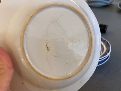 Een Chinees blauw-wit 53-delig servies, Qianlong — foto 39
