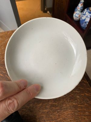 Een Chinees blauw-wit 'Bleu de Hue' bord voor de Vietnamese markt, Nhat merk, 19e eeuw — foto 2