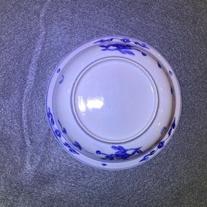 Een Chinees blauw-wit 'kikker' bordje, Jiajing or Wanli — foto 8