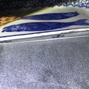 Een Chinees blauwwit haringbord voor de Nederlandse markt, Qianlong — foto 6