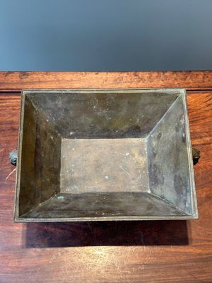 Een Chinees bronzen ritueel vat, 'Fu', Qianlong zegelmerk en uit de periode — foto 5