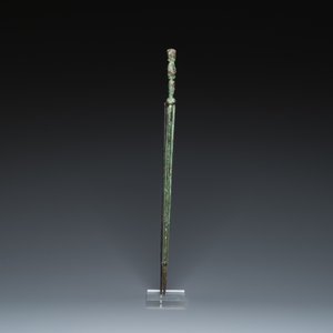 Een Chinees bronzen zwaard met inscripties, Periode der Strijdende Staten of Han, ca. 3e eeuw v.C. — foto 3