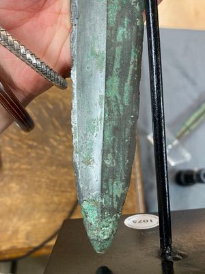 Een Chinees bronzen zwaard, Periode der Strijdende Staten, 5/4e eeuw v.C. — foto 8