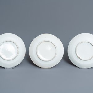 Een Chinees Canton famille rose 18-delig theeservies, 19e eeuw — foto 5