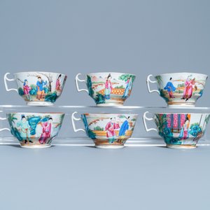 Een Chinees Canton famille rose theeservies, 19e eeuw — foto 10