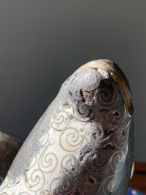 Een Chinees cloisonné model van een schaap op rechthoekige basis met Arabische inscriptie, Qing — foto 15