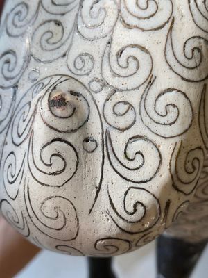 Een Chinees cloisonné model van een schaap op rechthoekige basis met Arabische inscriptie, Qing — foto 27