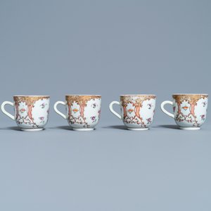 Een Chinees famille rose 12-delig theeservies voor de Europese markt, Qianlong — foto 20