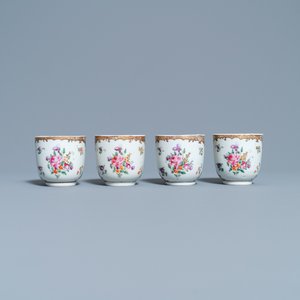 Een Chinees famille rose 12-delig theeservies voor de Europese markt, Qianlong — foto 21