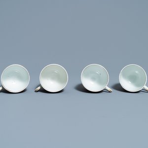 Een Chinees famille rose 12-delig theeservies voor de Europese markt, Qianlong — foto 22