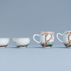 Een Chinees famille rose theeservies voor de Europese markt, Qianlong — foto 12