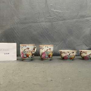 Een Chinees famille rose theeservies voor de Europese markt, Qianlong — foto 21