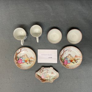 Een Chinees famille rose theeservies voor de Europese markt, Qianlong — foto 23