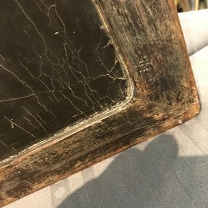 Een Chinees houten lakwerk paneel met oplegwerk van cloisonné, ivoor en jade, 18e eeuw — foto 69