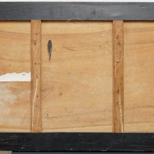 Een Chinees houten paneel met zeepsteen inlegwerk, Republiek, 20e eeuw — foto 2